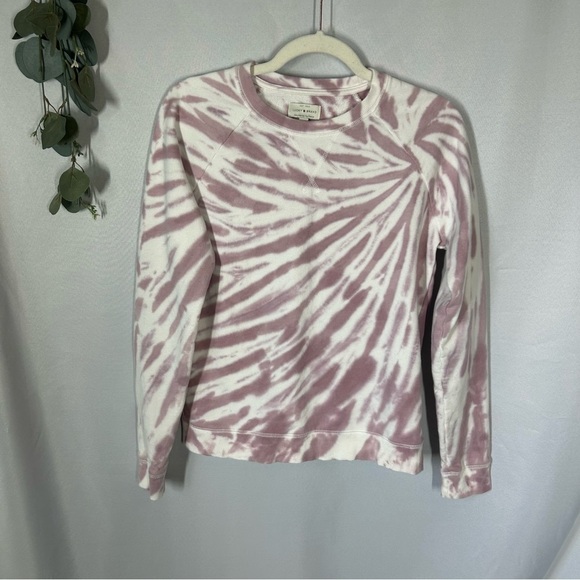 Lucky Brand Tops - Lucky Brand | Tie Dye Light Purple White Sweatshirt Women’s Size Small